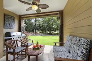 BBQ or relax on your private lanai