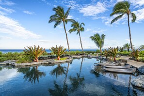 Relax at the pool and enjoy the private restaurant.