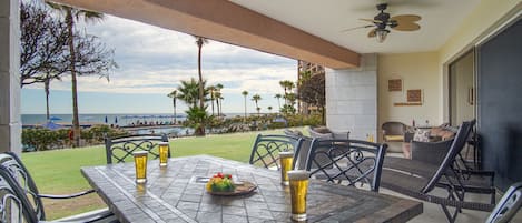 patio on the first floor is great for Resort access