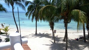 View off balcony and dining