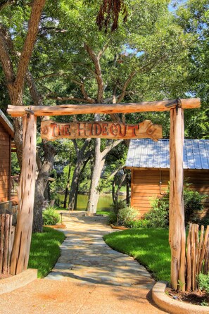 The Hideout - This fabulous river retreat is located right on River Road.