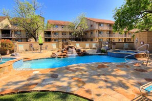 swimming pool and hot tub!