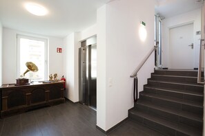 Interior entrance