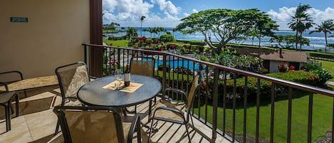 Lawai Beach Resort #1-314 - Ocean View Lanai - Parrish Kauai