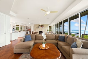 Ocean View - Kitchen & Living Room