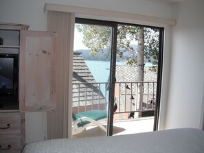 View from Master with King Bed - View from Master Bedroom
