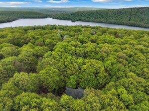 Drone View of Arrowhead & Lake Harmony