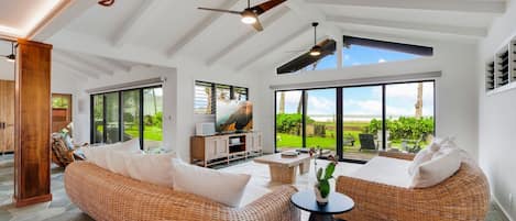 Living Room & Ocean View