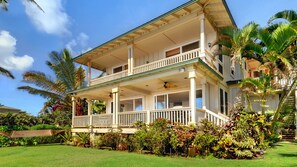 Hale Mahana Kai at Kukuiula - Upper & Lower Lanai Exterior View - Parrish Kauai