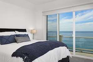 Wake up to the sounds of waves crashing on the beach.