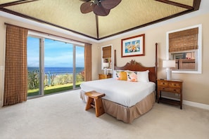 Primary Bedroom with King Bed Ocean Views