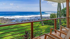 Hale Ilikai at Poipu - Covered Oceanfront Lanai - Parrish Kauai