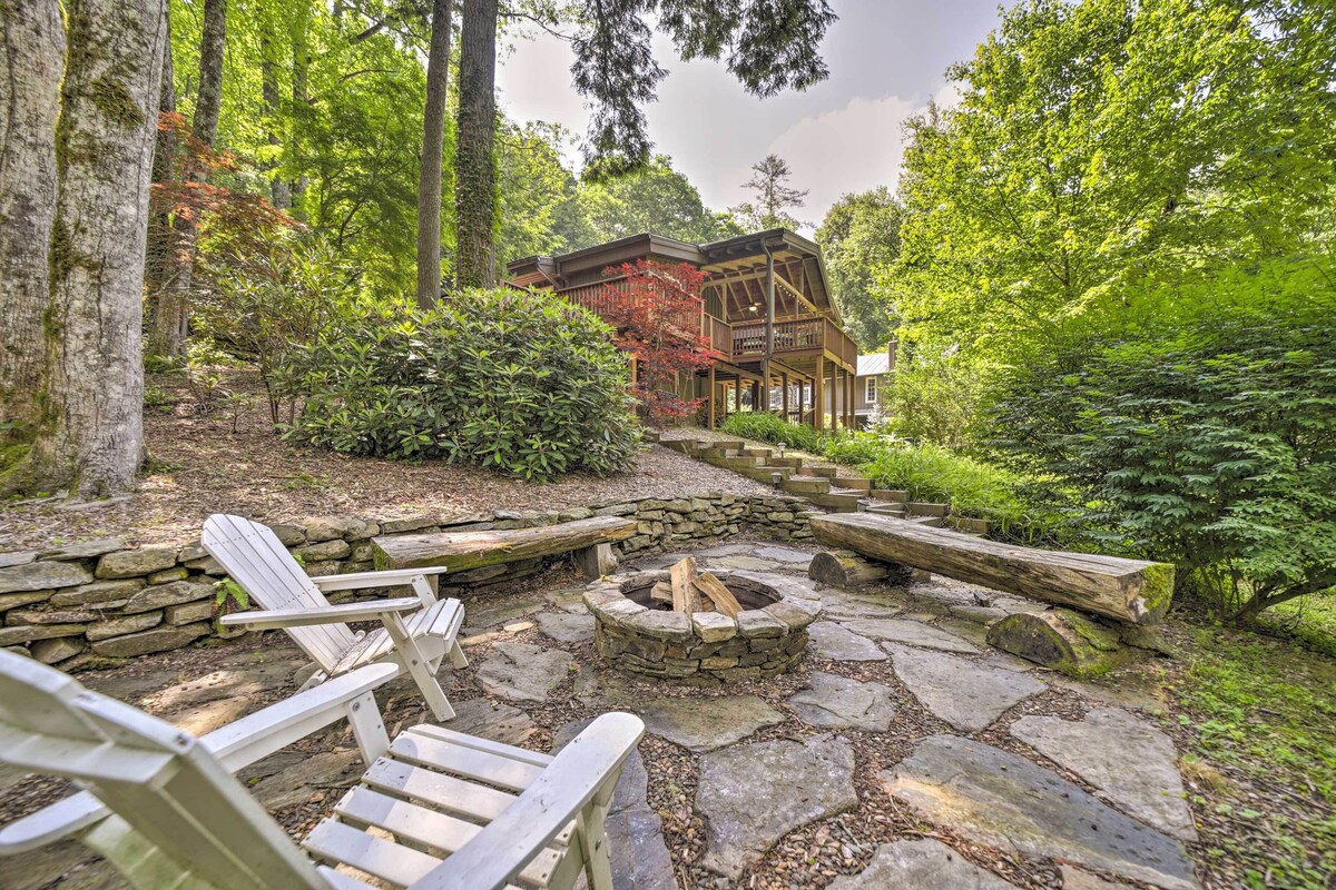 Tranquil Highlands Cottage with Fire Pit & Stream!