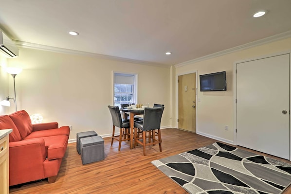 Manasquan Vacation Rental | 1BR | 1BA | 550 Sq Ft | Step-Free Access