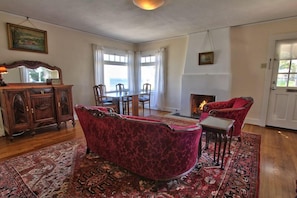 Living Room - Period antiques supply old world charm.