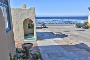 View from the front door. 1 of 7 built for early Lover's Point vacationers.