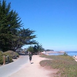 Jog or bike (or walk) along the water's edge. Hop on feet from the front door.
