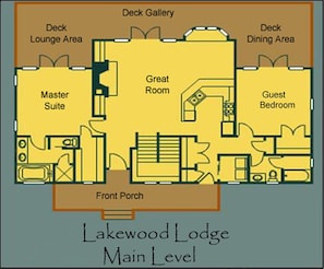 Layout designed to provide privacy between the bedrooms