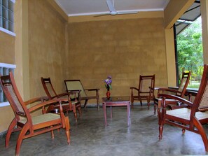 Rustic Verandha at Entrance
