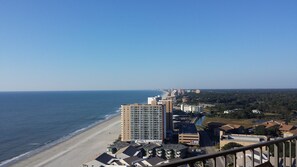 View of all of Myrtle Beach to Garden city 20 miles  away!!