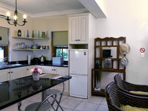 Open plan kitchen with everything you might need.