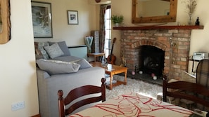 Cosy gas fireplace
