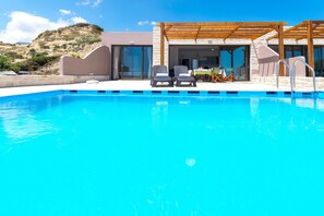 Waterfront villa,Fragokastello,Chania,Swimming pool