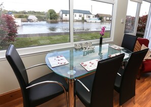 Dining with a view.