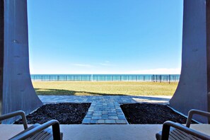 Secluded views of the Atlantic Ocean from your back patio while not being too far away from the center of the action!