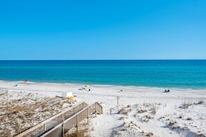 Just steps from the beach