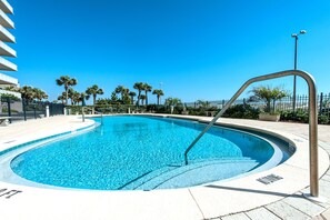 Take a dip in the community pool