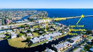 Right next to the Cape Coral Bridge for easy Fort Myers access