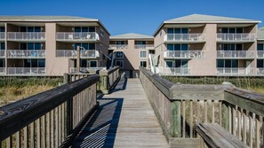 Follow the boardwalk to the beach