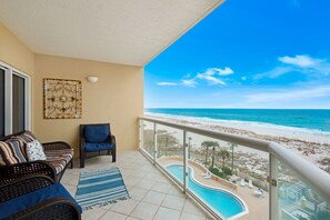 Emerald Isle unit 406 Balcony views