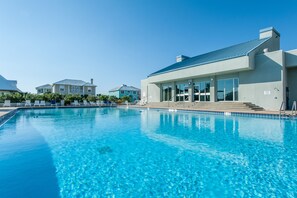 Take a swim in the Olympic-size community pool
