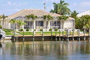 House seen from the water