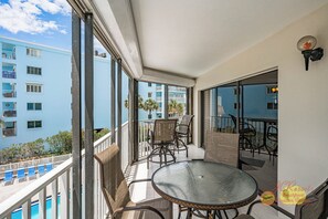 JC Resorts - Vacation Rental – Beach Palms 209 – Indian Shores - Balcony 1