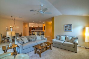 This beautiful property is professionally decorated throughout.