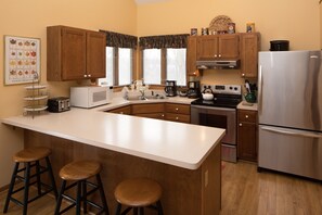 Open Kitchen w/Stainless Appliances