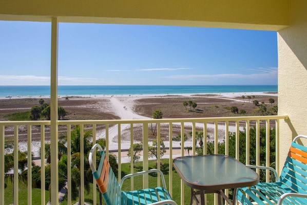 Priviate Beachfront Balcony