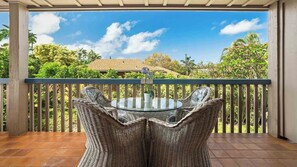 Nihi Kai Villas at Poipu #500 - Covered Dining Lanai - Parrish Kauai