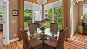 Plantation at Princeville Resort #1711 - Dining Room & Lanai View - Parrish Kauai