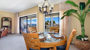 Poipu Sands at Poipu Kai Resort #334 - Ocean View Dining Room & Lanai - Parrish Kauai