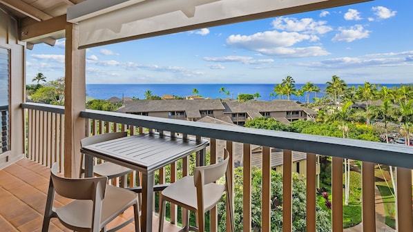 Nihi Kai Villas at Poipu #831 - Ocean View Dining Lanai - Parrish Kauai