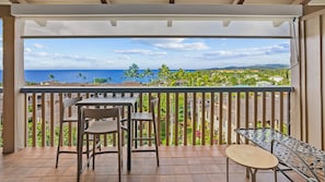 Nihi Kai Villas at Poipu #831 - Ocean View Dining & Lounging Lanai - Parrish Kauai