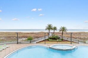 Community Pool and Beach View