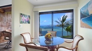 Sealodge at Princeville #D5 - Ocean View Dining Room - Parrish Kauai