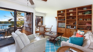 Sealodge at Princeville #D5 - Ocean View Living Dining & Lani View - Parrish Kauai