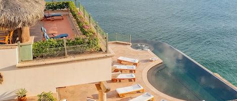 Gorgeous patio with incredible ocean views