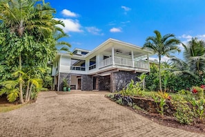 Kahele Kai exterior view - Kahele Kai exterior view, plenty of off-street, private parking at this lovely vacation home.